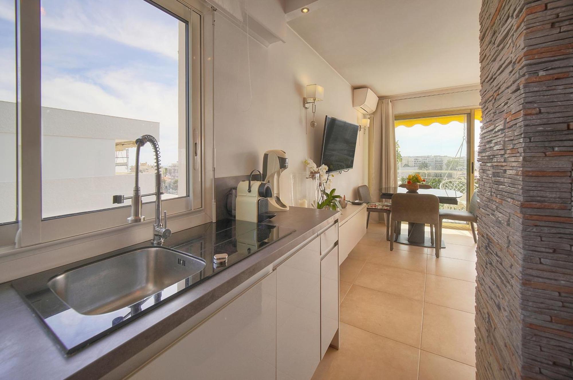 Frgk "Etoile Du Sud Terrasse Vue Mer Palm Beach" Cannes Exterior foto