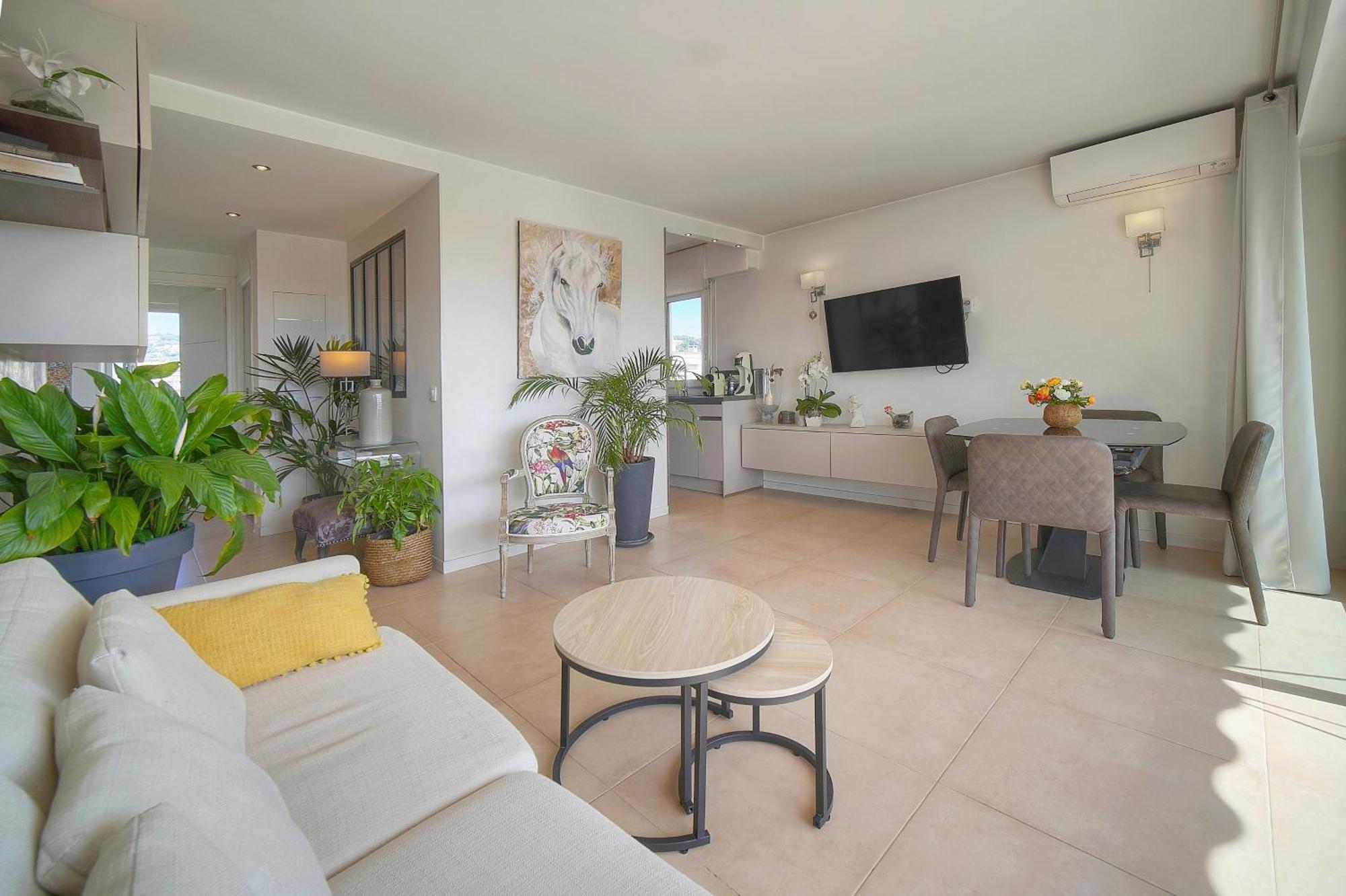 Frgk "Etoile Du Sud Terrasse Vue Mer Palm Beach" Cannes Exterior foto