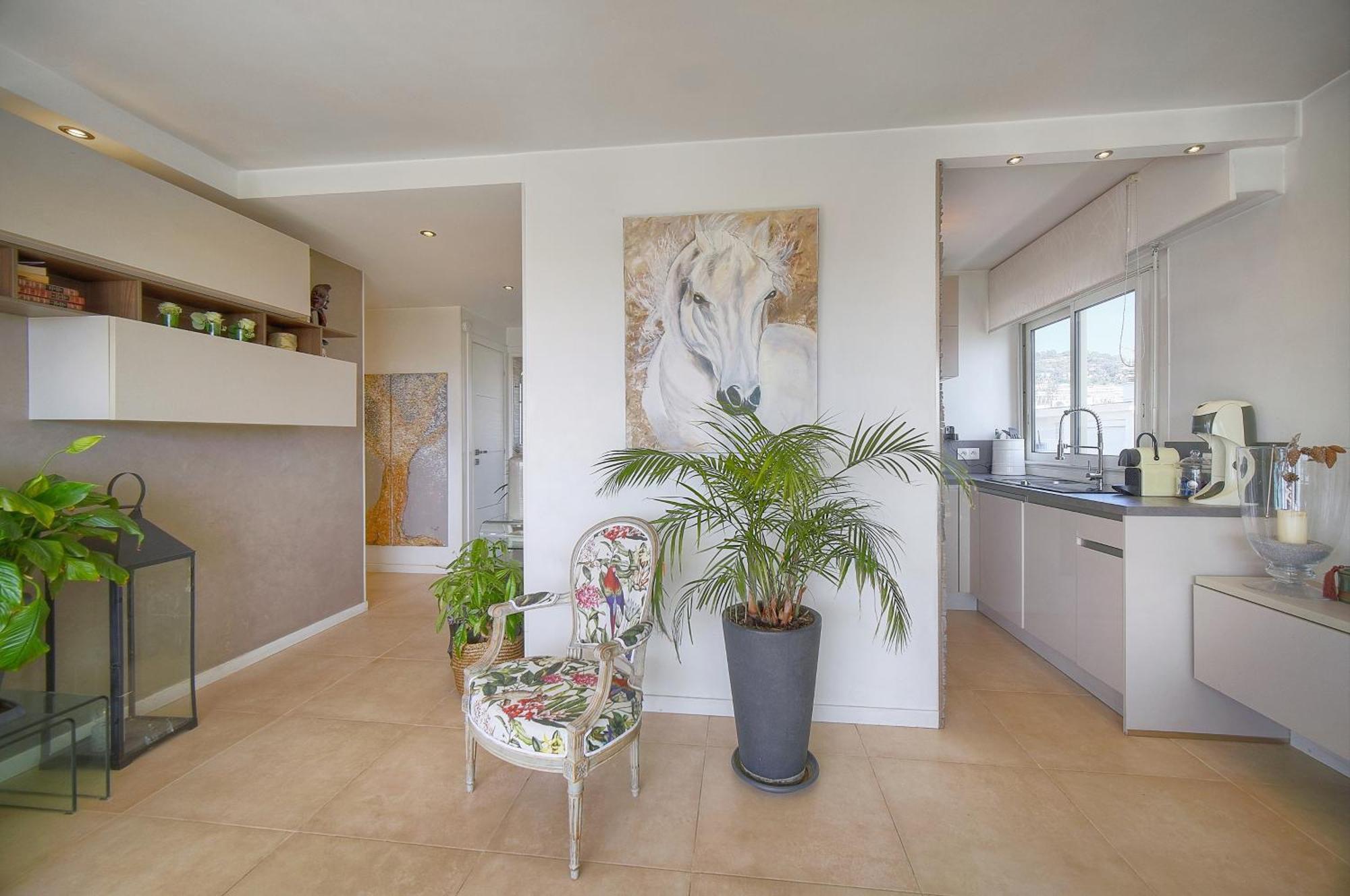 Frgk "Etoile Du Sud Terrasse Vue Mer Palm Beach" Cannes Exterior foto