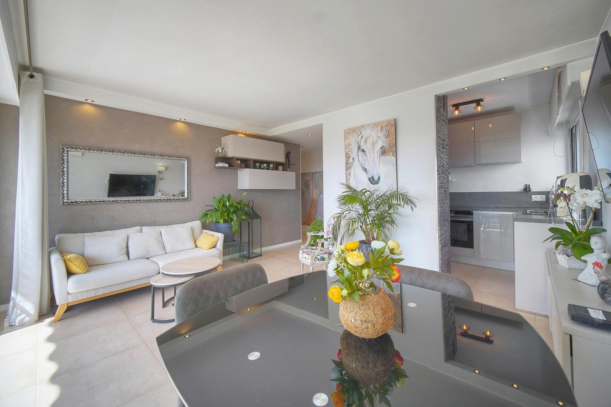 Frgk "Etoile Du Sud Terrasse Vue Mer Palm Beach" Cannes Exterior foto